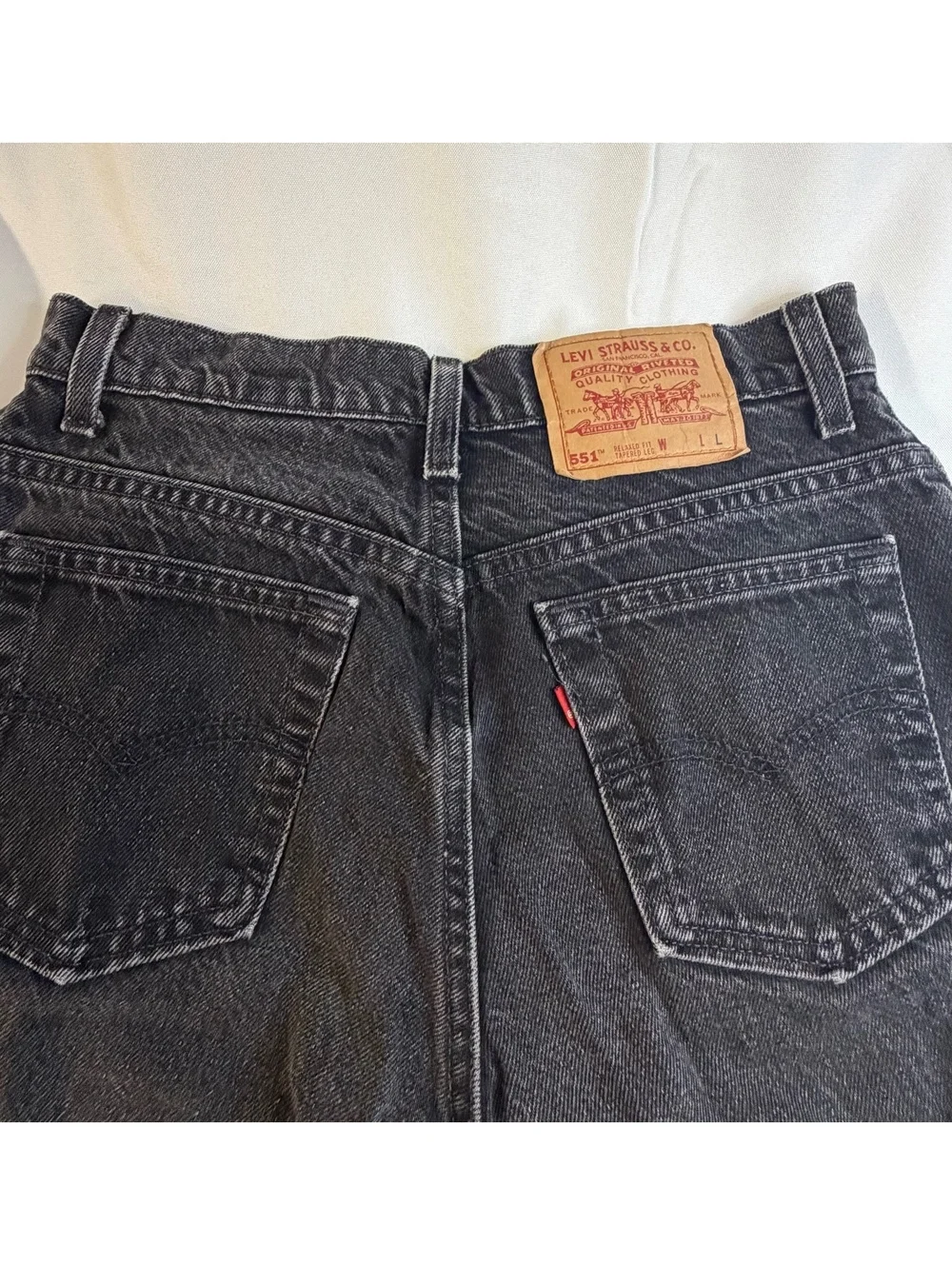 Levi's 551 black jeans